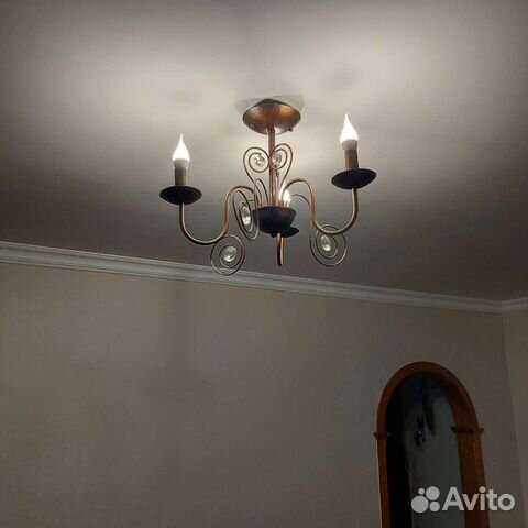 Люстра потолочная бу