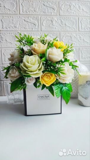 Букет из мыла ручной работы 