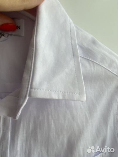 Рубашка школьная белая 128
