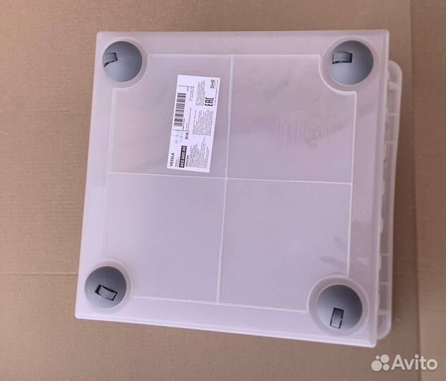 Контейнер на колесах Вессла. Ящик белый.Новый IKEA