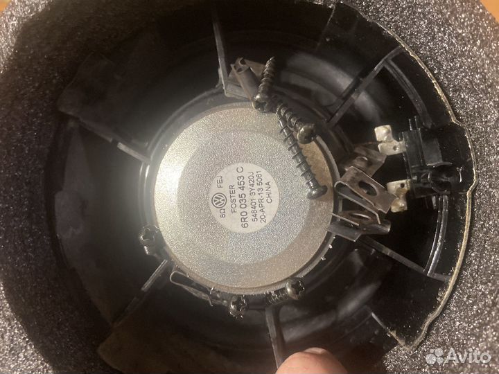 Динамики 16.5 см polo sedan штатные