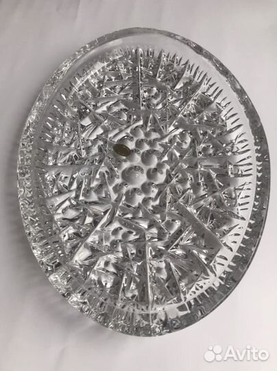 Хрустальный поднос СССР
