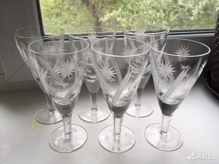 Стекло, хрусталь ссср: бокалы, стаканы, перельницы