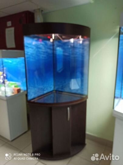 Аквариум180 свет биофильтр фон подставка