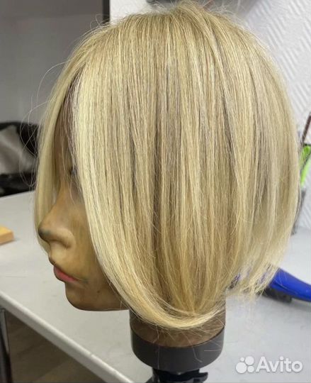 Парик система натуральные волосы