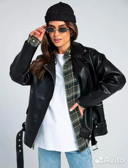 Куртка эко-кожа женская