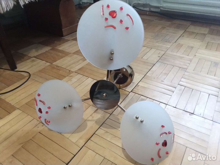 Люстра потолочная трёхрожковая