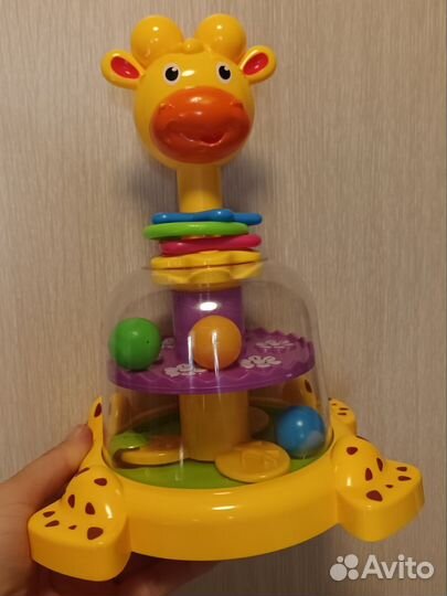 Юла Жираф с вертушкой