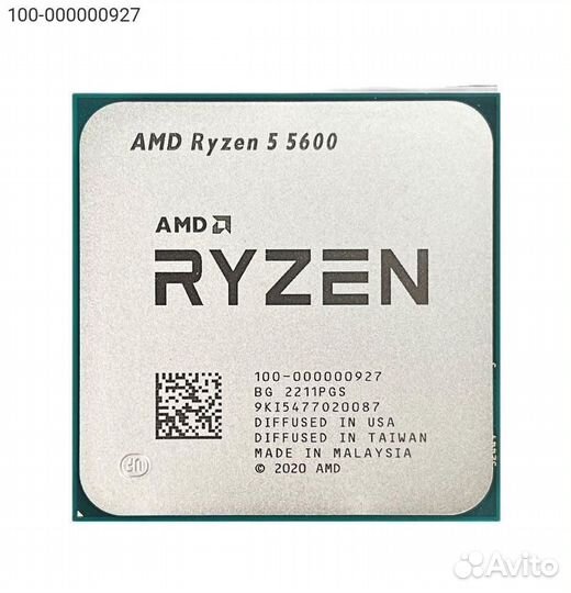 Процессор AMD Ryzen 5-5600 3500мгц AM4, Oem, 100-0