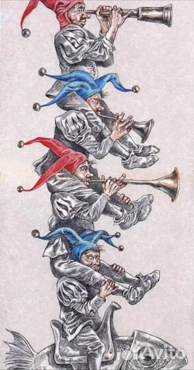 Рисунок Шуты и рыба
