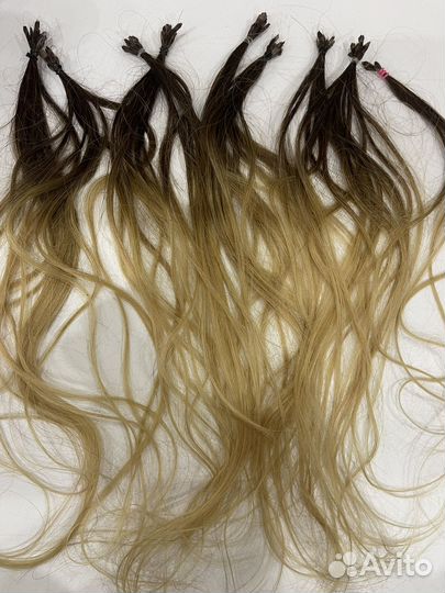 Волосы для наращивания натуральные бу