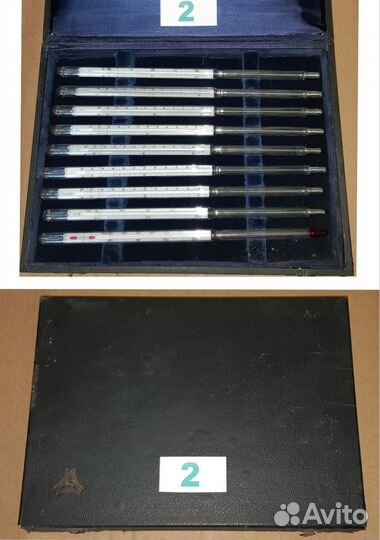 Набор термометров лабораторных фрг Германия