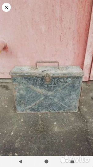 Ящик железный для патронов