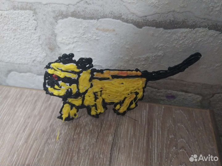 Кот из Майнкрафта (подставка взади)