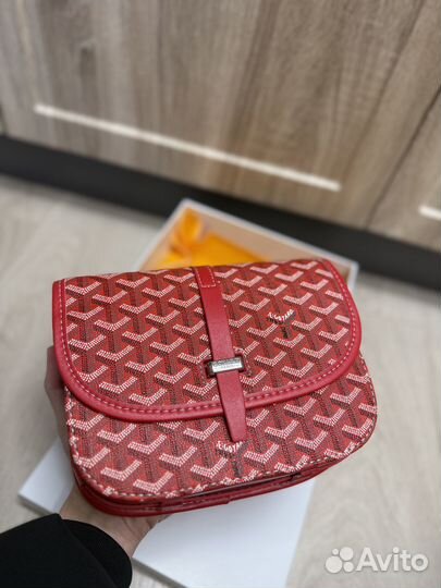 Сумка гоярд Goyard в коробке красноого и других цветов