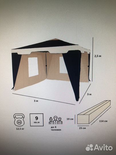 Садовый Тент Green Glade