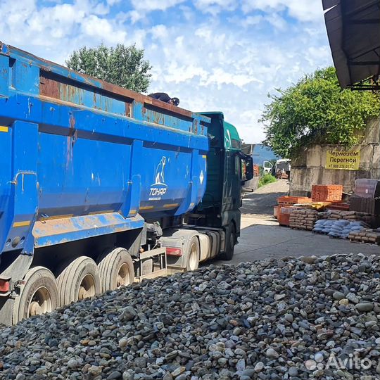Щебень гравийный с доставкой