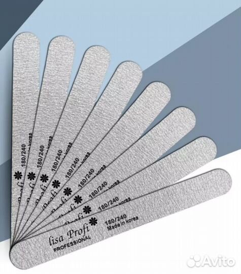 Пилки для ногтей 100 шт