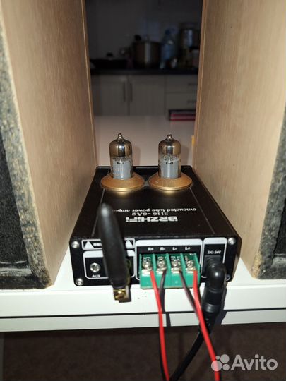 Колонки Philips + ламповый усилитель Bluetooth