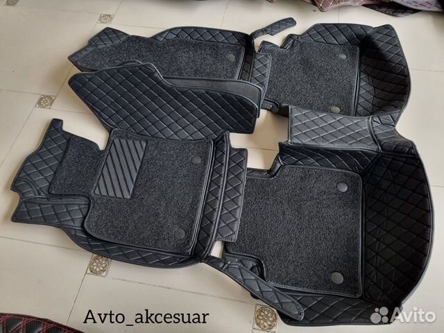 5D Ковры Камри V70 V55 / Camry 70 - Rav4 Черные