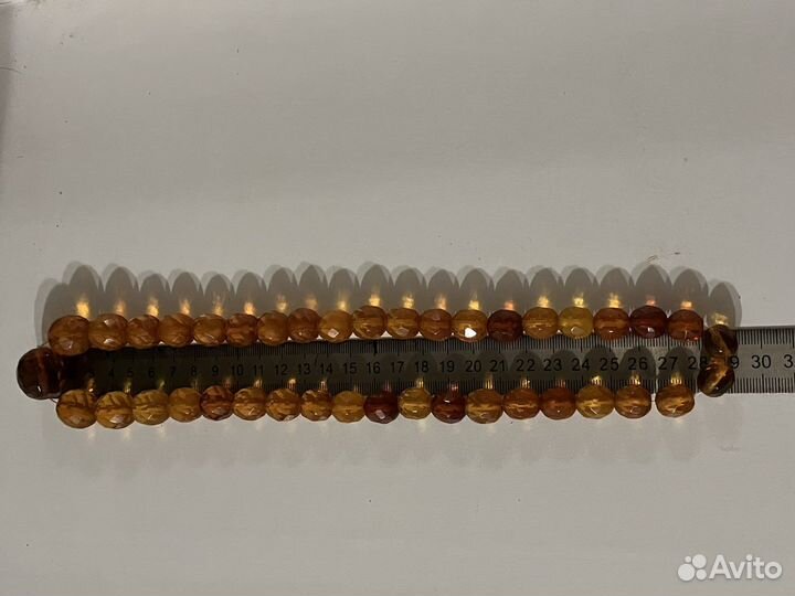 Бусы янтарные СССР