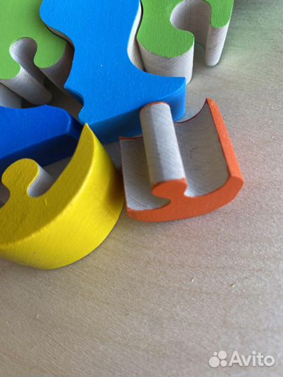 Развивающие игрушки Деревянный пазл дракончик