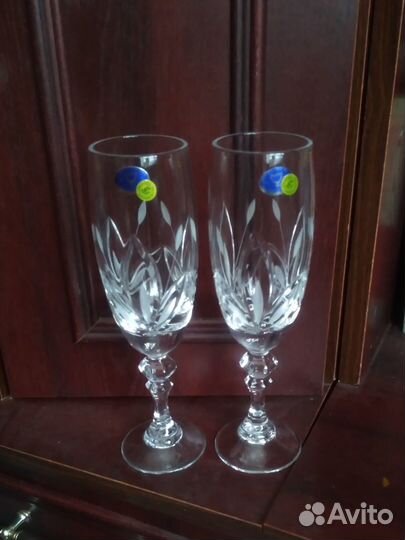 Свинцовый хрусталь. Шесть бокалов