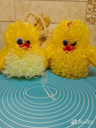 Мочалка ручной работы