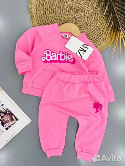 Трикотажный костюм барби 62, 74, 86