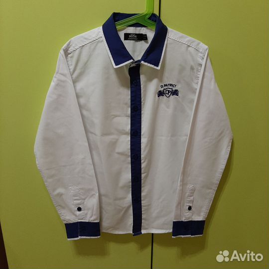 Рубашки школьные на мальчика р.146