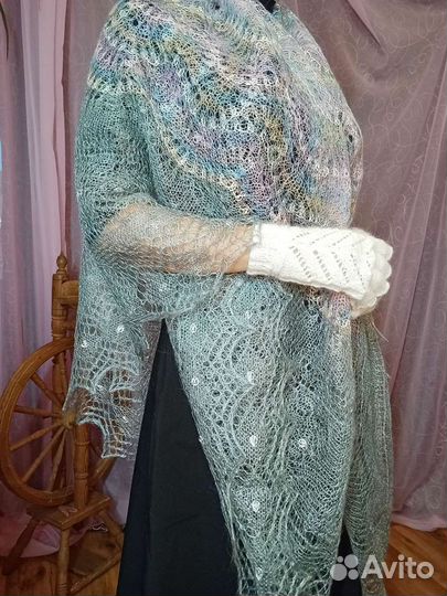 Платок паутинка пуховая