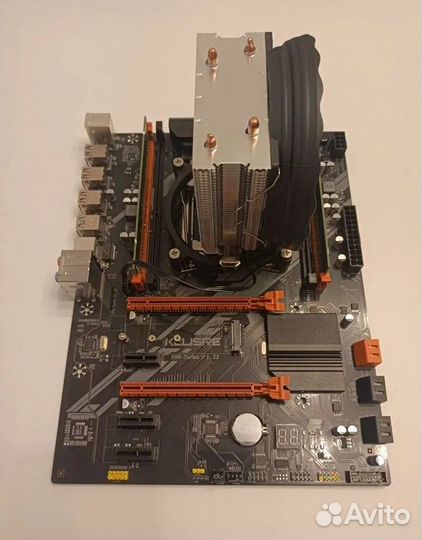 Мат.плата kllisre x99 turbo v1.22 + проц + кулер