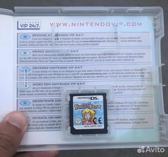 Игра Super princess peach для Nintendo DS