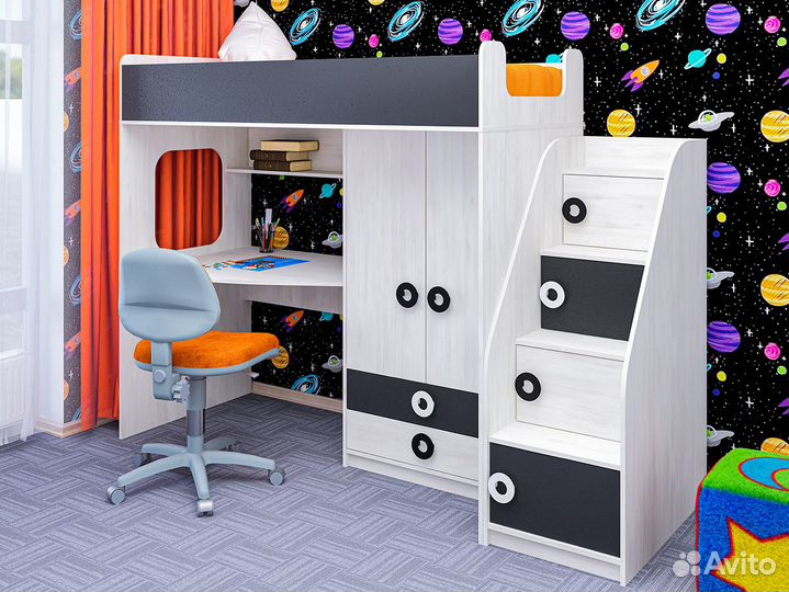 Кровать чердак