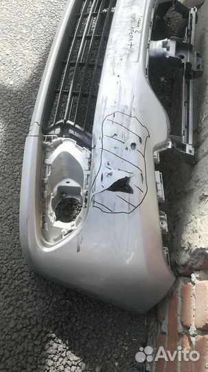 Бампер передний Логан 2