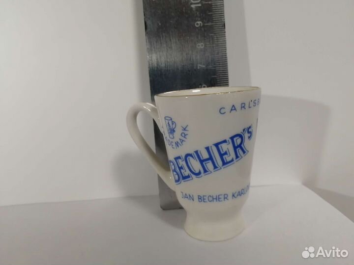 Рюмки ликерные, фарфор,Becher; Чехия