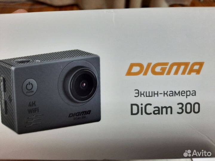 Экшн камера digma DiCam300