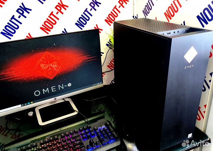 Игровой пк HP omen I5 10400F/RTX2060/24гб