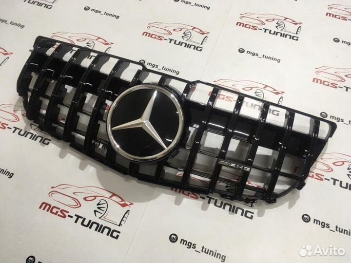 Решетка на Mercedes GLK 12-15 GT Дистроник AMG