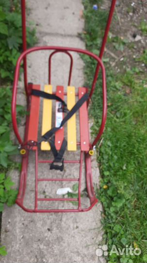 Детские санки с колесами