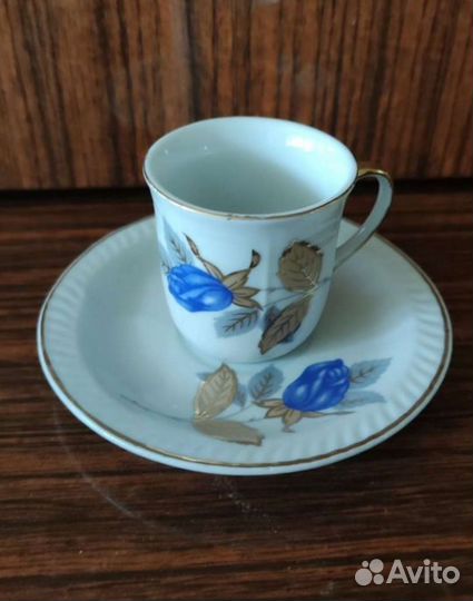 Чашка с блюдцем кофейный СССР