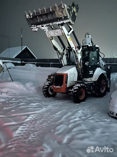 Уборка снега трактором аренда экскаватора