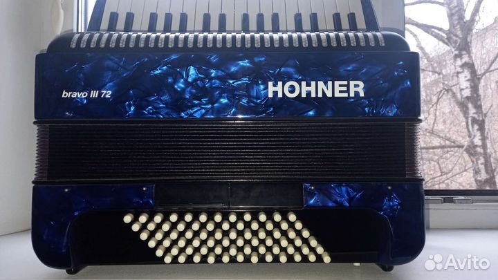 Аккордеон Hohner bravo lll 72 3/4 Академический