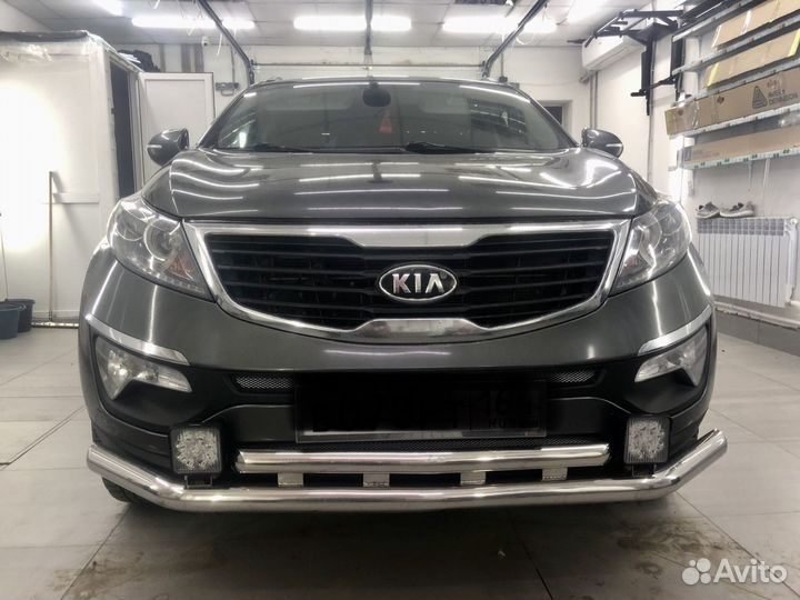 Кенгурятник, отбойники, накладки зеркал, накладка