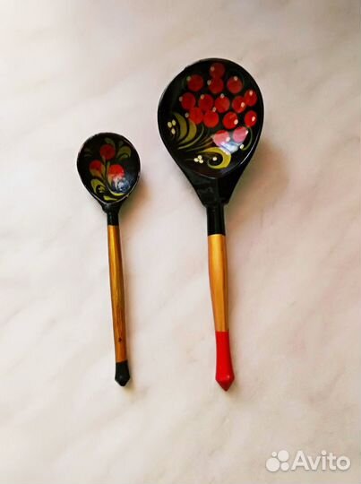 Сувенирные ложки Хохлома СССР