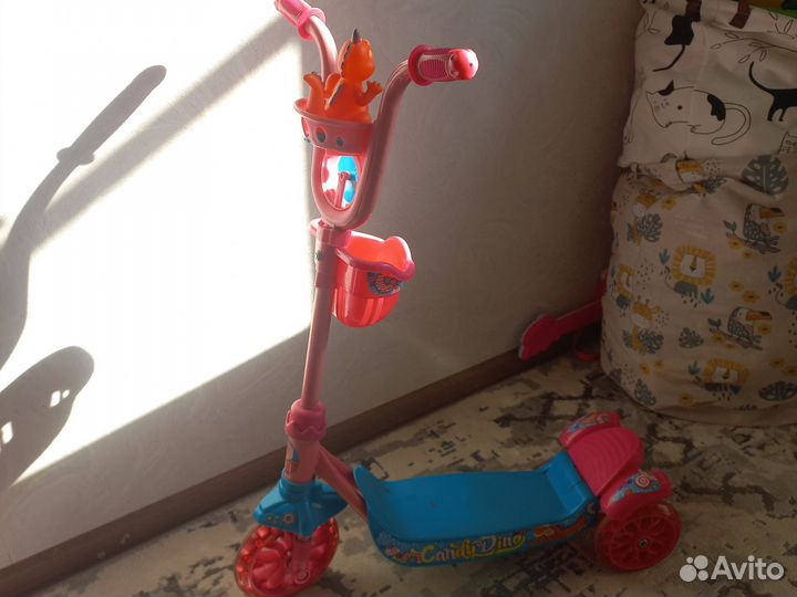 Самокат детский трехколесный бу