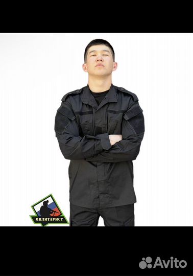 Тактический костюм черный лето