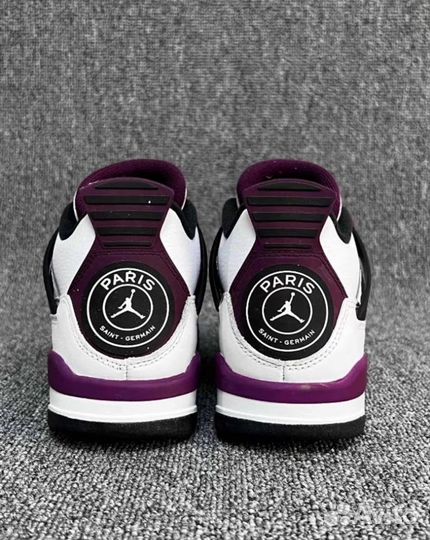 Кроссовки мужские Nike Jordan 4 PSG фиолетовые