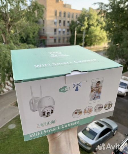 Уличная поворотная WiFi камера видеонаблюдения 5мп