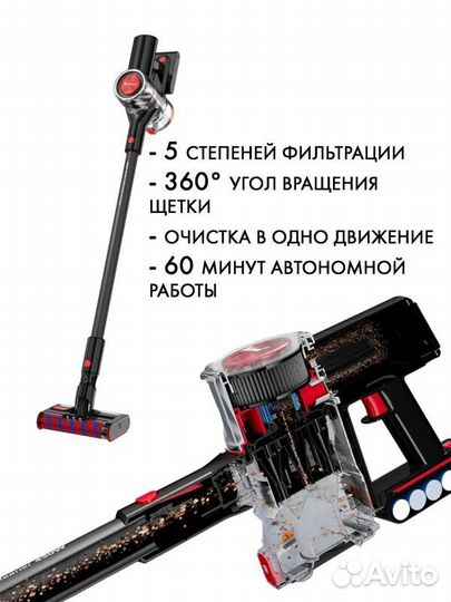 Мощный 450 Вт Беспроводной пылесос Xiaomi Redroad